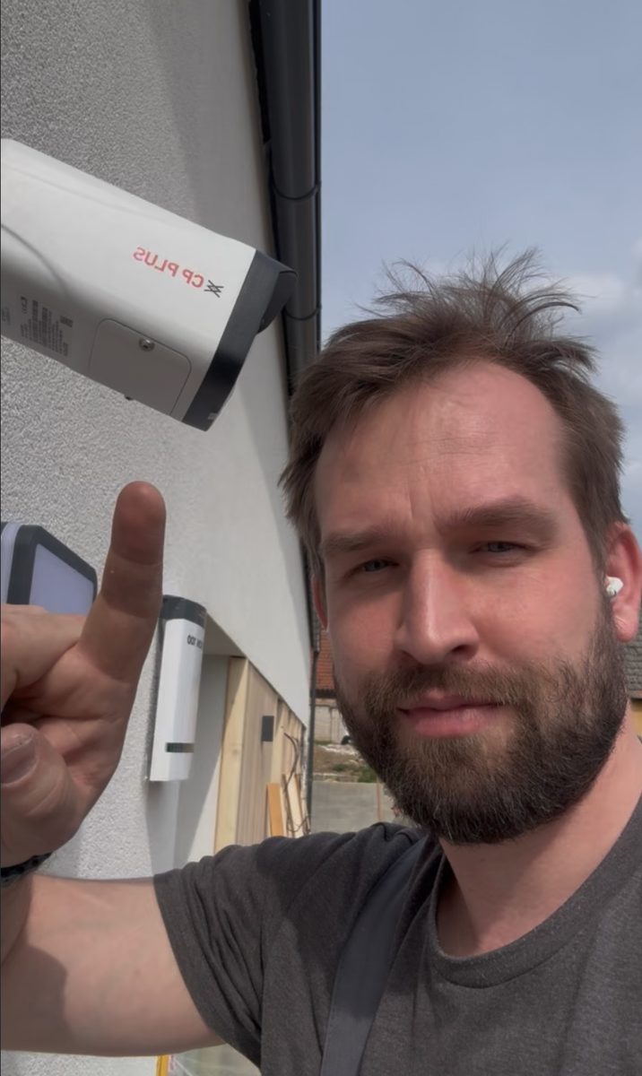Instalace dohledové kamery CP Plus